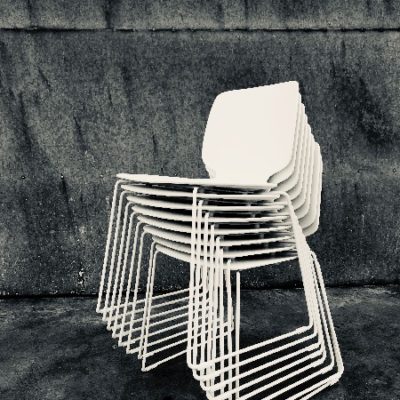 chaise blanche stoel wit pedrali horeca pedrali babila Design vintage_thegoodstufffactory