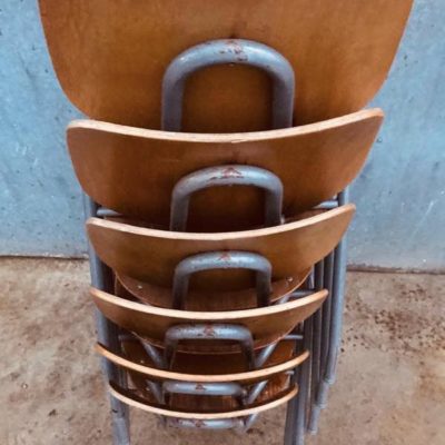 wILLY VAN DER MEEREN kantinestoelen cafe horeca retro vintage industrial antiques_thegoodstufffactory_Be