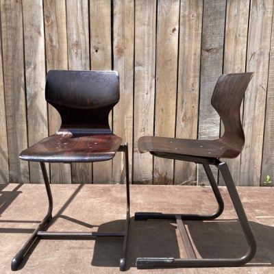 Pagholz bureau atelier stoel chaise ostalgie antik vintage preloved midcentury design retro_thegoodstufffactory