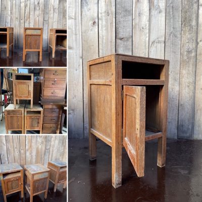 nachtkastje industrial antiques ostalgie chaise stuhl stolar school école schüle design antikk antikbutikk the good stuff factory
