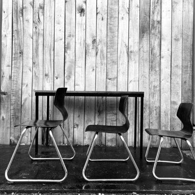 Elmar Flototto antikk stoel chaise stuhl chair preloved cheap salvage cafe inredning design industrial retro ostalgie the good stuff factory