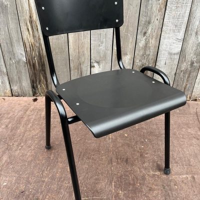 Polly back to black outdoor indoor chair project interior horeca restaurang cafe vintage retro sillas stoel chair cadeira the good stuff factor