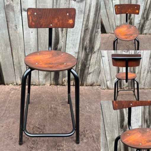 stool tabouret black vintage retro ostalgie inredning stoel chair chaise sillas cadeira Good stuff factory