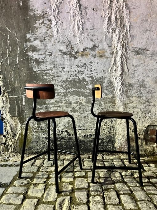 stool tabouret black vintage retro ostalgie inredning stoel chair chaise sillas cadeira Good stuff factory