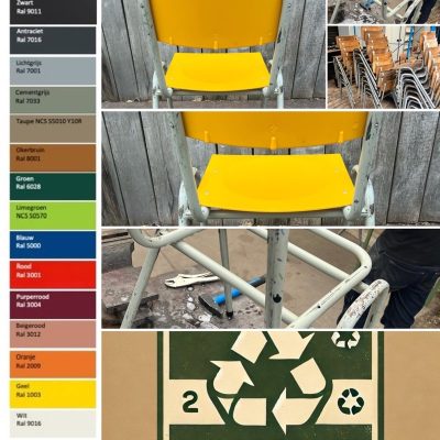 upcycled polly inredning horeca restaurang interiorforinspo vintage retro industrial chair chaise stoel sillas cadeira the good stuf factory