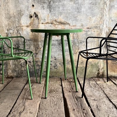 Bistro Barrel tafel green art chair chaise stuhl silla cadeira stolar sedia the good stuff factory antiques antikk inredning horeca restaurang ostalgie retro