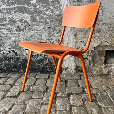 Orange crush CPL industrial preloved antiques antikk design chair chaise sillas cadeira stuhl stolar the good stuff factory