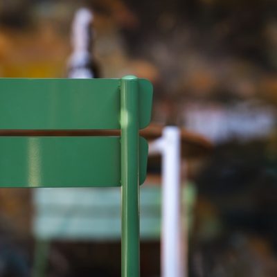 Parc Paris vert groen green industrial preloved antiques antikk design chair chaise sillas cadeira stuhl stolar the good stuff factory
