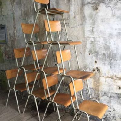 Raw groene kantinestoel retro re bel the good stuff chair sillas cadeira chaise stuhl sustainable design