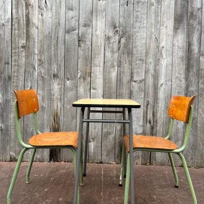 groene retro stoelen Re-bel the good stuff factory belgium retro ostalgie antikk inredning restaurang interior horeca cafe hotel industrial design chair stuhl sillas cadeira