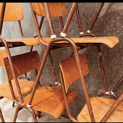 zware canteens belgium inredning restaurang sillas stolar stuhl chaise cadeira vintage retro antikk horeca good stuff factory re-bel