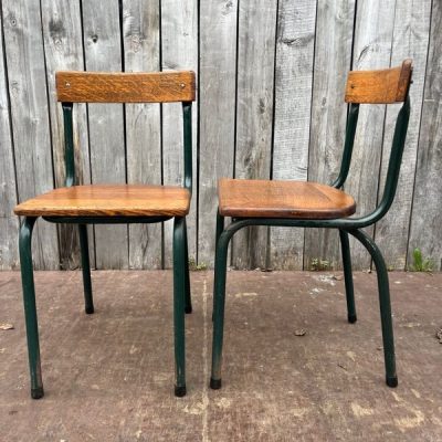 TUBAX OG donkergroen canteen bulk vintage chairs horeca restaurant project furniture stuhl chaise cadeira warehouse stock industrial seating europe vintage
