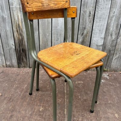 TUBAX OG kaki canteen bulk vintage chairs horeca restaurant project furniture stuhl chaise cadeira warehouse stock industrial seating europe vintage