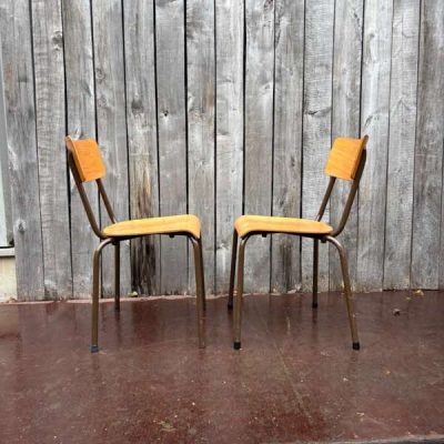marron canteen re-bel the good stuff factory retro design ostalgie vintage hospitality sillas tolar chaise tabouret