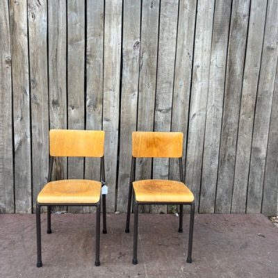 RAW industrial chairs bruin retro ostalgie industrial horeca inredning restaurang upcylcled good stuff factory re-bel