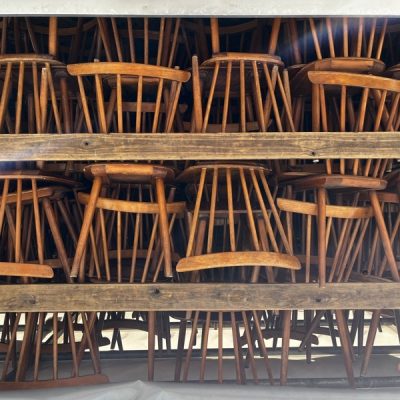 RAW spindle chair the good stuff factory re-bel cafe inredning horeca ostalgie vintage retro industrial old new